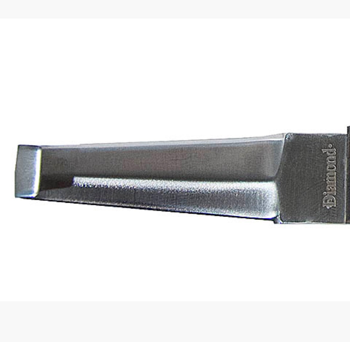 Hovkniv Diamond rak dubbeleggad - stor och bred